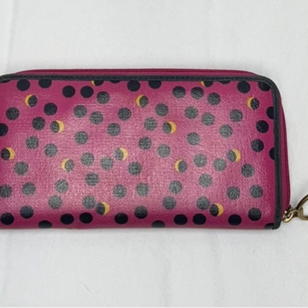 Fossil Wallet Polka Dot Design - image 8